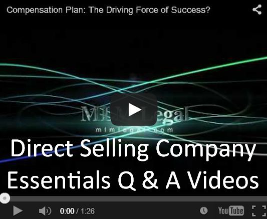 MLM, Network Marketing, Direct Selling: Company Essentials Q & A Videos